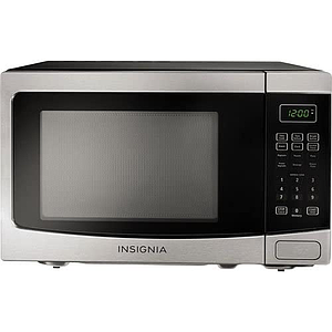 Insignia NS-MW12SS6-C Countertop Microwave - 1.2 Cu. Ft. - Stainless Steel/Black