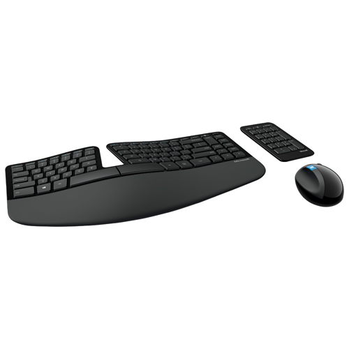 Microsoft L5V-00002 Sculpt Ergonomic Wireless Bluetrack Desktop