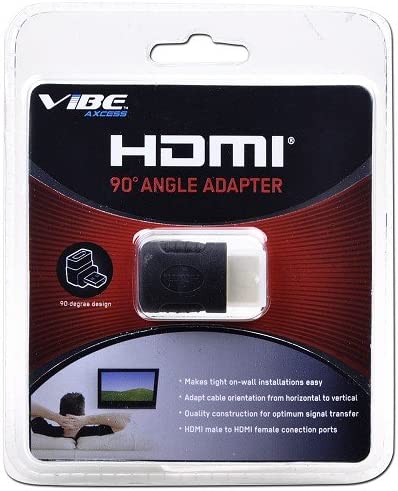 VIBE VA-01-AD HDMI (M) to HDMI (F) 90-Degree Angle