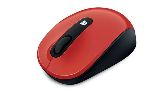 MS WIRELESS SCULPT MOBILE MOUSE FLAME RED