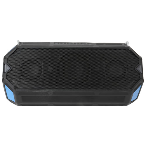 Altec Lansing HydraShock Waterproof Bluetooth Wireless Speaker - Black/Royal Blue