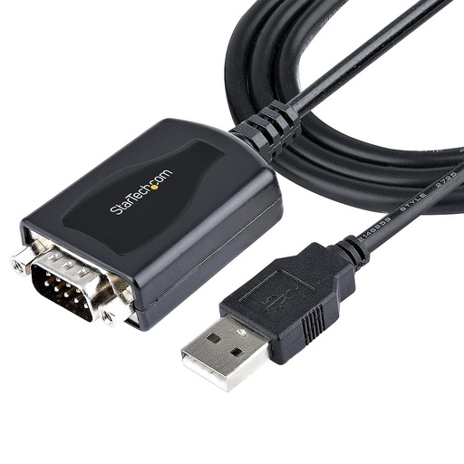 [ADA-800A-RS232] 3' USB to RS-232 (9-pin) Serial Cable w/25-pin Ser