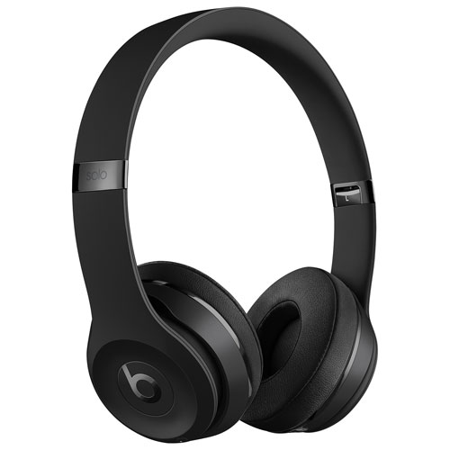 [MP582LL/A/CA] Apple MP582LL/A Beats by Dr. Dre Solo3 On-Ear Sound Isolating Bluetooth Headphones - Black  Boite ouverte