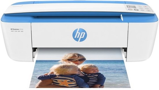 [3755] HP - DeskJet 3755 Wireless All-in-One Instant Ink Ready Inkjet Printer - Blue