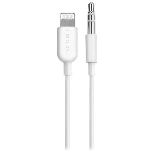 [NS-MA35A83W-C] INSIGNIA 3' Light 3.5mm AUDIO CABLE NS-MA35A83W-C