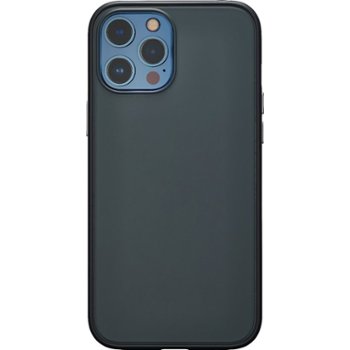 [NS-MAXIILHBC-C] Insignia - Hard-Shell Phone Case for iPhone® 12 Pro Max - Smokey/Gray