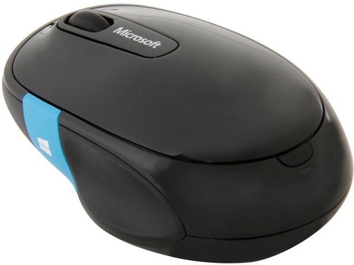 [SCULPT COMFORT MOUSE] Microsoft H3S-00004 Sculpt Comfort Blue Track Mouse - Black