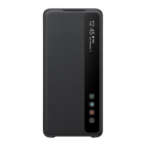 [EF-ZG985CBEGCA] Sam S20+ Clear View Cover Black