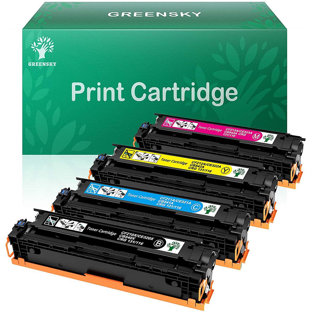 HP128A   (CE320BK/CE321C/CE322Y/CE323M) FULL SET 4 Cartridges