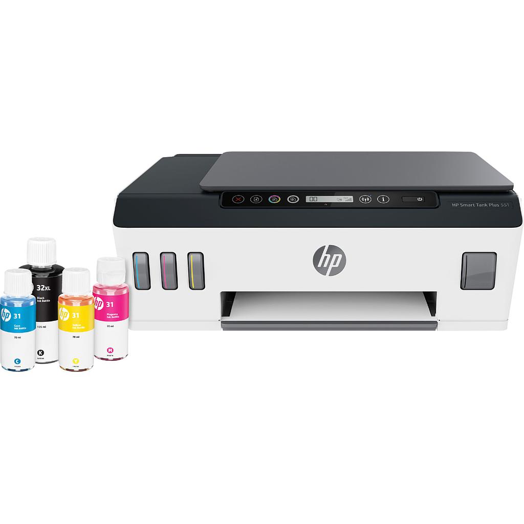 HP - Smart Tank Plus 551 Wireless All-In-One Inkjet Printer