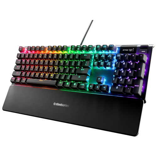 SteelSeries Apex 5 Backlit Hybrid Mechanical Gaming Keyboard - English