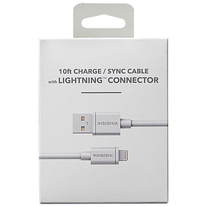 NS LTNG CHARGE/SYNC CABLE 10FT WHITE