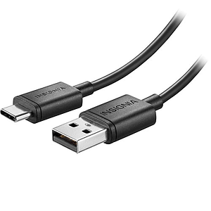 Insignia 10' USB 2.0 to type C cable BLK