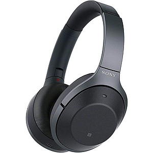 Sony WH1000XM2/B Wireless Noise-Cancelling Over-Ear Headphones - Black