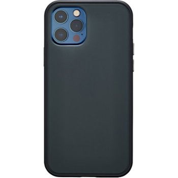 Insignia - Hard-Shell Phone Case for iPhone® 12 and iPhone® 12 Pro - Smokey/Gray