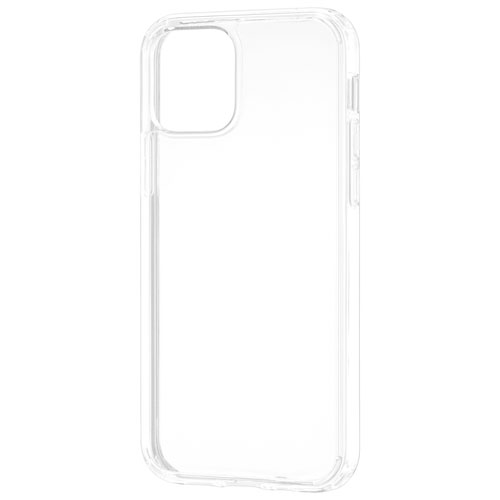 Insignia Fitted Hard Shell Case for iPhone 12/12 Pro - Clear