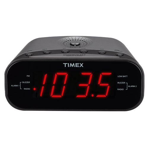 Timex T231GY3 Clock Radio - Gunmetal