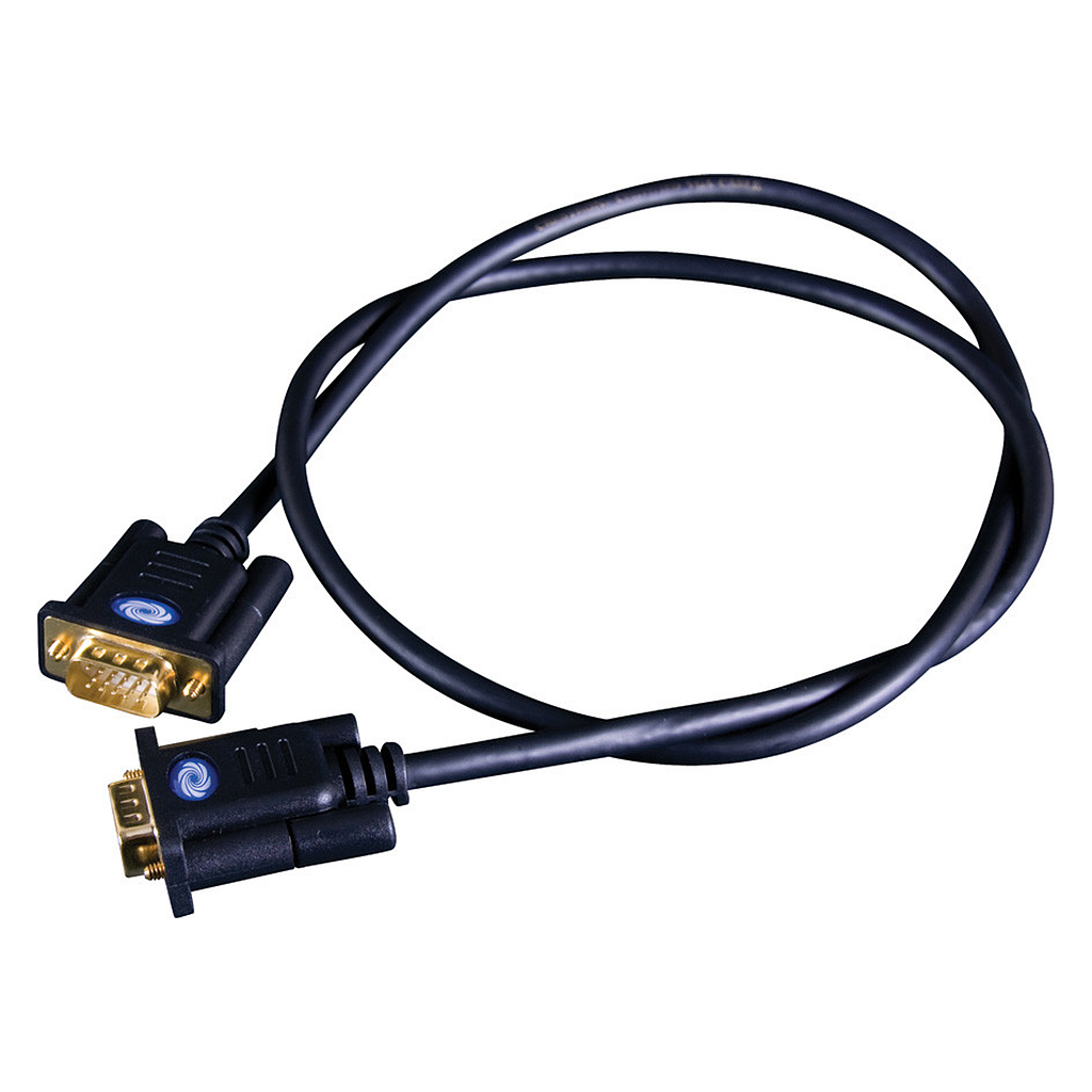 25' 15-pin VGA (M) to (M) Video Cable (Black) - Bu