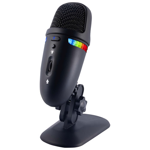 [CVL-2009] 1 of 3 Cyber Acoustics Teton USB Microphone with Light (CVL-2009)