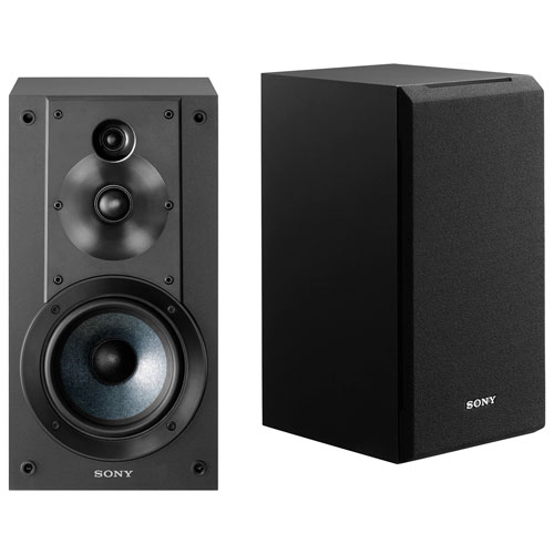 [SSCS5/CA] Sony SS-CS5 100-Watt Bookshelf Speaker - Pair - Black