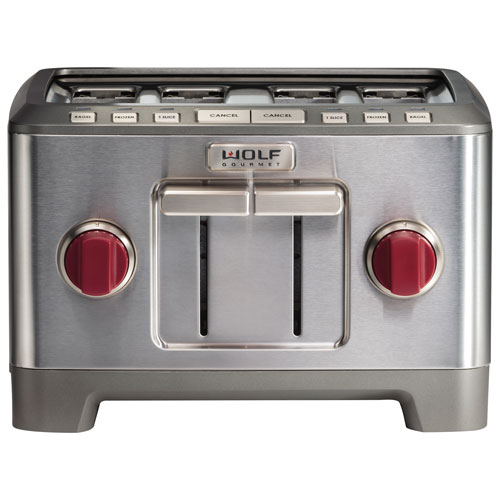 [WGTR154S-C/CA] Wolf Gourmet Toaster - 4-Slice - Stainless Steel(WGTR154S-C)