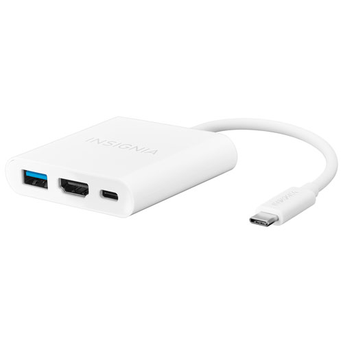 [NS-PCACHM-C] Insignia USB-C to HDMI Multiport Adapter (NS-PCACHM-C) 