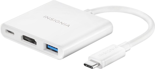 [NS-PU378CHM-C] Insignia USB Type-C Multiport HDMI Adapter NS-PU378CHM 5Gbps 4K Ultra HD 60Watts