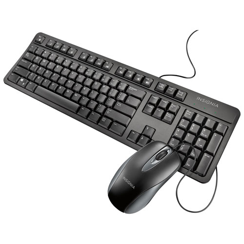 [NS-PNC8001-C] Ensemble clavier et souris optique d'Insignia - Anglais