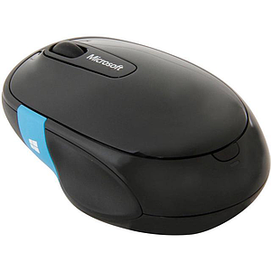 Microsoft H3S-00004 Sculpt Comfort Blue Track Mouse - Black