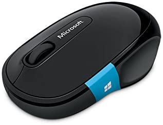 Microsoft H3S-00004 Sculpt Comfort Blue Track Mouse - Black